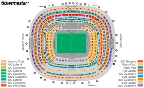 estadio azteca ubica tu asiento